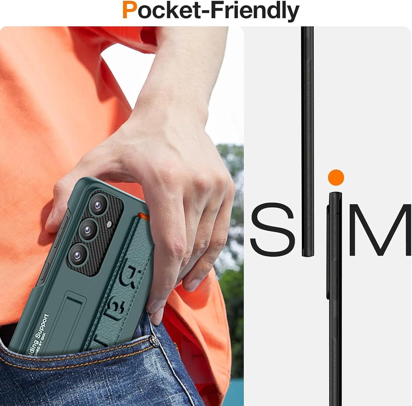 Ultra Slim Wrist-Band Case for Galaxy S24 & S23 Series