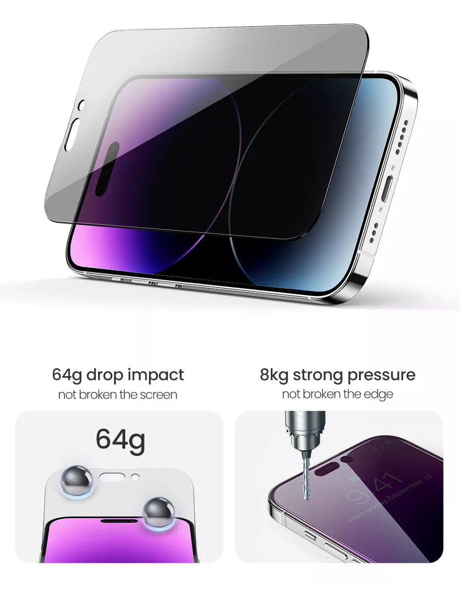 Premium Quality Tempered Glass for iPhone 12, 13, 14 and 15 Series