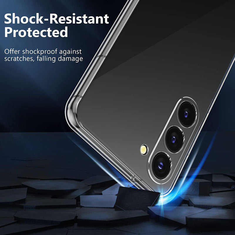 Samsung Galaxy S23 and S23 Plus Transparent with full Camera Protection Cover