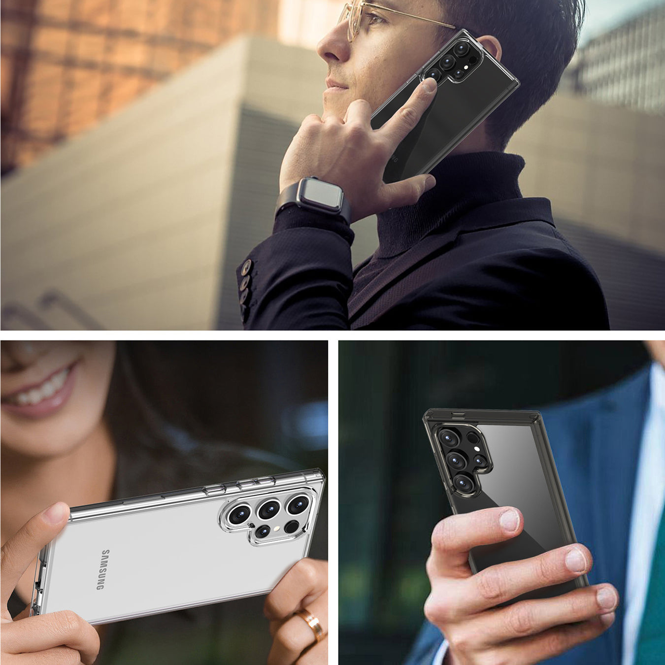 Samsung Galaxy S24 Ultra Transparent Case with high-quality materials