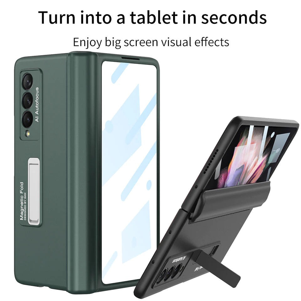 Fold 5 - Polycarbonate Case With Camera Slider & Inbuilt Stand