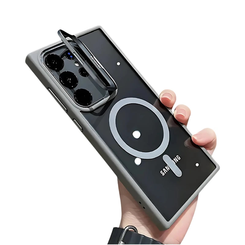 Galaxy S25 Ultra Supreme Feel Magnetic Lens Lock Kickstand
