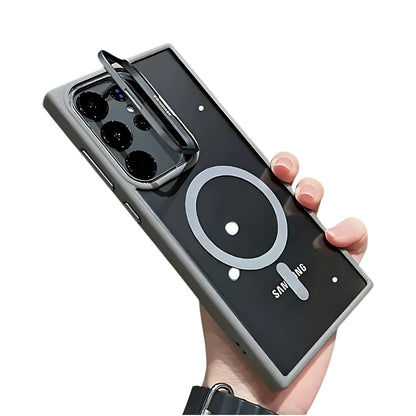 Galaxy S25 Ultra Supreme Feel Magnetic Lens Lock Kickstand